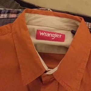 Men's Wrangler short sleeve button up